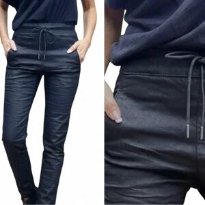 Bevy Flog “Shely” Gray/Black Honeycomb Grid Pants Size 30 Like New!